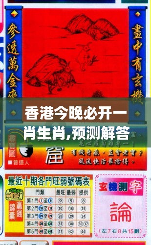 香港和彩王中王精準(zhǔn)一肖，揭秘彩票預(yù)測之謎，揭秘彩票預(yù)測之謎，香港和彩王中王精準(zhǔn)預(yù)測一肖技巧